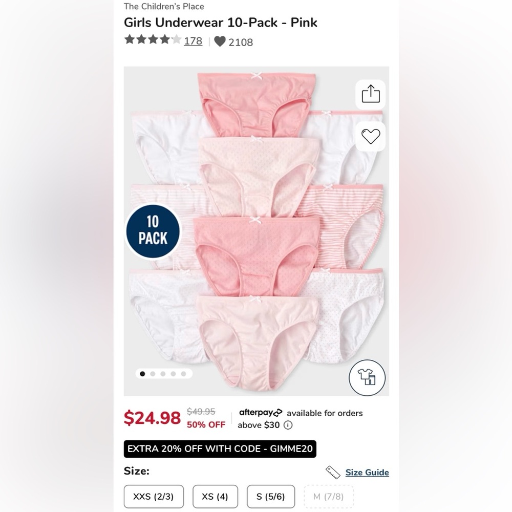 Toddler Girl Underwear